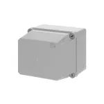 WB1SL0820A00 puszka szara bez dławików, ze śrubami z tworzywa, IP65, II klasa, 135x160x150mm (WxSxG) | pusta | pokrywa pełna | GWT=650