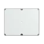 WB1SL0820A00 puszka szara bez dławików, ze śrubami z tworzywa, IP65, II klasa, 240x310x160mm (WxSxG) | pusta | pokrywa pełna | GWT=650