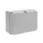 WB1SL0820A00 puszka szara bez dławików, ze śrubami z tworzywa, IP65, II klasa, 240x310x160mm (WxSxG) | pusta | pokrywa pełna | GWT=650