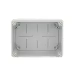 WB1SL0820A00 puszka szara z dławikami, ze śrubami z tworzywa, IP65, II klasa, 110x153x66mm (WxSxG) | pusta | pokrywa transparentna | GWT=650