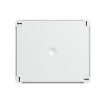 WB1SL0820A00 puszka szara z dławikami, ze śrubami z tworzywa, IP65, II klasa, 135x160x77mm (WxSxG) | pusta | pokrywa transparentna | GWT=650