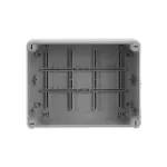 WB1SL0820A00 puszka szara z dławikami, ze śrubami z tworzywa, IP65, II klasa, 170x220x80mm (WxSxG) | pusta | pokrywa transparentna | GWT=650