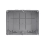 WB1SL0820A00 puszka szara z dławikami, ze śrubami z tworzywa, IP65, II klasa, 240x310x110mm (WxSxG) | pusta | pokrywa transparentna | GWT=650