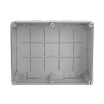 WB1SL0820A00 puszka szara z dławikami, ze śrubami z tworzywa, IP65, II klasa, 240x310x110mm (WxSxG) | pusta | pokrywa transparentna | GWT=650