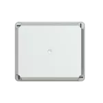 WB1SL0820A00 puszka szara bez dławików, ze śrubami z tworzywa, IP65, II klasa, 135x160x150mm (WxSxG) | pusta | pokrywa transparentna | GWT=650