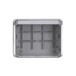 WB1SL0820A00 puszka szara bez dławików, ze śrubami z tworzywa, IP65, II klasa, 170x220x150mm (WxSxG) | pusta | pokrywa transparentna | GWT=650