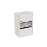 1SLM002404A0000 obudowa biała n/t, 4M, IP40, II klasa, 160x95x65mm (WxSxG) | szyny DIN | brak drzwi | GWT=650