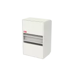 1SLM002404A0000 obudowa biała n/t, 4M, IP40, II klasa, 160x95x65mm (WxSxG) | szyny DIN | brak drzwi | GWT=650