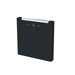 1792 RFID-45M | pokrywa cardholdera 2025 RFID U | art linear 45M czarny matowy