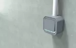 NOWE PLEXO - PRZY. JEDNOBIEGUNOWY Z PODŚWIETL. KOMPLET NATYNK. 10A-250V~ SZARY