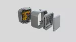 NOWE PLEXO - ŁĄCZNIK SCHODOWY MECHANIZM 10AX - 250 V~ SZARY