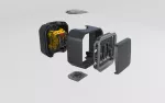 NOWE PLEXO - ŁĄCZNIK SCHODOWY MECHANIZM 10AX - 250 V~ ANTRACYT