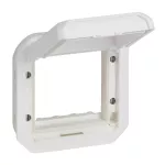 NOWE PLEXO - ADAPTER ARTEOR/MOSAIC Z PRZYCIEMNIONĄ KLAPKĄ MECHANIZM BIAŁY