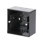 1701-81 ADAPTER NADTYNKOWY 1-KROTNY OBUDOWA DO MECHANIZMÓW I POKRYW Z RAMKAMI. -FUTURE-ANTRACYT
