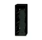 1703-95-507 ADAPTER NADTYNKOWY 3-KROTNY OBUDOWA DO MECHANIZMÓW I POKRYW Z RAMKAMI. | Basic55 czarny château