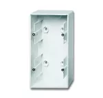 1702-94-507 ADAPTER NADTYNKOWY 2-KROTNY OBUDOWA DO MECHANIZMÓW I POKRYW Z RAMKAMI. | Basic55 biały alpejski