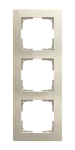 2513-922-507 | ramka 3-krotna | Basic55 waveline kremowy