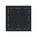 2570-10-45M | klawisz pojedynczy do mechanizmu 2051 U | art linear 45M czarny matowy