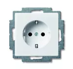2300 EUC-94-507 GNIAZDO SCHUKO | Basic55 biały alpejski