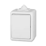3553-80929 B PRZYCISK ZWIERNY IP44 -CLASSIC-BIAŁY