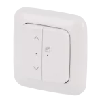 62731/UJ-214-WL | ABB-free@home flex WL | Komplet roletowy sensor 2-krotny, wkładka flex 64831 U, ramka i pokrywy | Reflex SI 214 biały alpejski