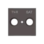 8550.1 TP POKRYWA GNIAZDA TV-R/SAT Taupé