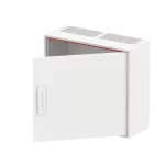 A23 obudowa biała n/t, 72M, IP44, 250A, II klasa, 500x550x215mm | pusta | drzwi pełne | brak N+PE