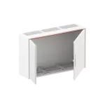 A33 obudowa biała n/t, 108M, IP44, 250A, II klasa, 500x800x215mm | pusta | drzwi pełne | brak N+PE