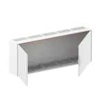 A53 obudowa biała n/t, 180M, IP44, 250A, II klasa, 500x1300x215mm | pusta | drzwi pełne | brak N+PE