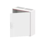 A24 obudowa biała n/t, 96M, IP44, 250A, II klasa, 650x550x215mm | pusta | drzwi pełne | brak N+PE