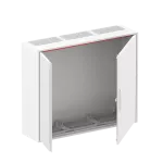 A34 obudowa biała n/t, 144M, IP44, 250A, II klasa, 650x800x215mm | pusta | drzwi pełne | brak N+PE