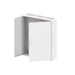 A36 obudowa biała n/t, 216M, IP44, 250A, II klasa, 950x800x215mm | pusta | drzwi pełne | brak N+PE
