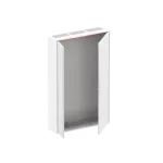 A38 obudowa biała n/t, 288M, IP44, 250A, II klasa, 1250x800x215mm | pusta | drzwi pełne | brak N+PE