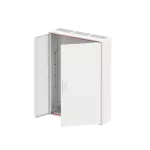 A37D obudowa biała n/t, 252M, IP54, 250A, II klasa, 1100x800x215mm | pusta | drzwi pełne | brak N+PE