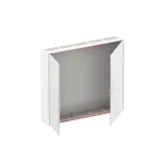A57D obudowa biała n/t, 420M, IP54, 250A, II klasa, 1100x1300x215mm | pusta | drzwi pełne | brak N+PE