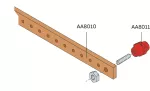 AA8010 szyny CU l=1000mm, do obudów typu SR, (4szt.)