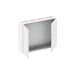 B45 obudowa biała n/t, 240M, IP44, 250A, I klasa, 800x1050x215mm | pusta | drzwi pełne | brak N+PE