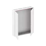 B48 obudowa biała n/t, 384M, IP44, 250A, I klasa, 1250x1050x215mm | pusta | drzwi pełne | brak N+PE