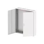 B48 obudowa biała n/t, 384M, IP44, 250A, I klasa, 1250x1050x215mm | pusta | drzwi pełne | brak N+PE