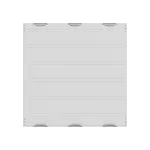 AG35 maskownica pełna, szara, do modułów CombiLine-N, 750x750mm (WxS)