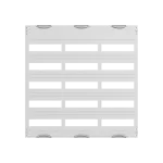 AS35 maskownica otworowana, szara, do modułów CombiLine-N, 750x750mm (WxS)