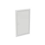BL630 drzwi z ramką, pełne, białe do obudów UK63…, 622x384mm (WxS)