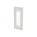 BL650W drzwi z ramką, wentylowane WiFi, białe do obudów UK65.../UK66…, 872x384mm (WxS)