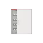 CA24V obudowa biała n/t, 96M, IP44, 125A, II klasa, 650x550x160mm (WxSxG) | szyny DIN | drzwi pełne | N+PE bezśrubowe