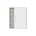 CA24V2 obudowa biała n/t, 96M, IP44, 125A, II klasa, 650x550x160mm (WxSxG) | szyny DIN | drzwi pełne | N+PE bezśrubowe