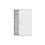 CA25V2 obudowa biała n/t, 120M, IP44, 125A, II klasa, 800x550x160mm (WxSxG) | szyny DIN | drzwi pełne | N+PE bezśrubowe