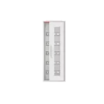 CA14VT obudowa biała n/t, 48M, IP44, 125A, II klasa, 650x300x160mm (WxSxG) | szyny DIN | drzwi transparentne | N+PE bezśrubowe