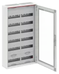 CA26VT obudowa biała n/t, 144M, IP44, 125A, II klasa, 950x550x160mm (WxSxG) | szyny DIN | drzwi transparentne | N+PE bezśrubowe
