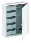 CA24VM obudowa biała n/t, 48M, IP31, 125A, II klasa, 650x550x160mm (WxSxG) | szyny DIN + media | drzwi pełne | N+PE bezśrubowe