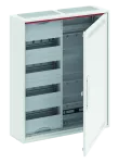 CA24VML obudowa biała n/t, 48M, IP30, 125A, II klasa, 650x550x160mm (WxSxG) | szyny DIN + media | drzwi wentylowane | N+PE bezśrubowe